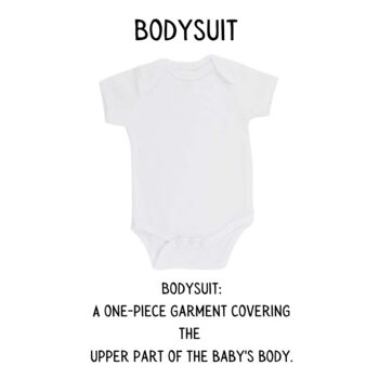 Personalised Short Sleeve Baby Name Bodysuit, 7 of 12