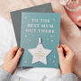 Best Mum Out There Foiled Keepsake Card, thumbnail 1 of 4