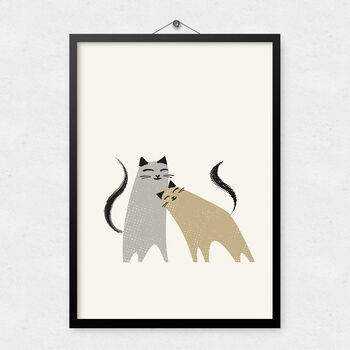 Cat Print For Weddings And Anniversaries, 4 of 4