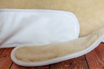 Medical Sheepskin Belt Back Warmer Lumbar Support Pain, 3 of 3