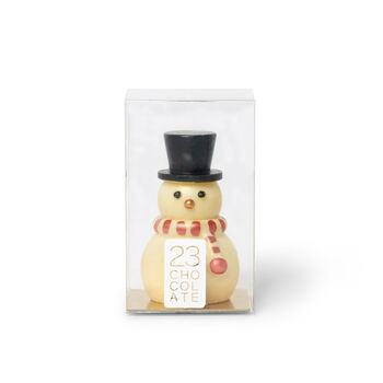 Solid Chocolate Top Hat Snowman, 5 of 5