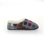 Florence Grey Pink Purple Spot Women's Slippers Indoor/Garden Shoes, thumbnail 2 of 9