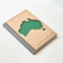 Handcrafted Australia Map Travel Notebook, thumbnail 8 of 9