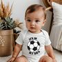 Football Print Baby Boy Bodysuit, thumbnail 3 of 3