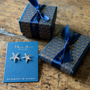 Tiny Solid 9ct Gold Moon And Star Studs, 5 of 5