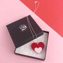 'Love Shout' Acrylic Heart Jewellery Set, thumbnail 3 of 6
