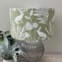 Kielder Hare Sage Green Wildlife Drum Lampshade, thumbnail 5 of 10