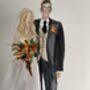 Personalised Bride And Groom Portrait In Watercolour, thumbnail 7 of 7
