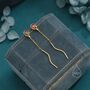 Sterling Silver Balloon Dangle Stud Earrings, thumbnail 4 of 12