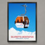 Silvretta Montafon Ski Resort Poster, thumbnail 1 of 6
