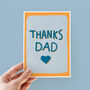 Thanks Dad Father's Day Card, thumbnail 1 of 4