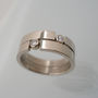 Two Tone Puzzle Ring, thumbnail 5 of 5