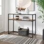 Glass Tabletop Console Table Side Table, thumbnail 1 of 7