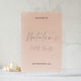 Personalised Wedding Or Party Sign, Scallop Background, thumbnail 9 of 11