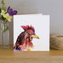 Inky Chicken Blank Greeting Card, thumbnail 1 of 5