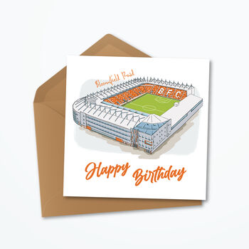 Blackpool Fc Personalised Birthday Card, 3 of 4