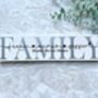 Personalised Family Sign With Heart Names, thumbnail 4 of 4