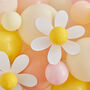 Balloon Arch Spring Colour And Daisy Balloons, thumbnail 3 of 4