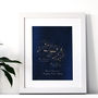 Personalised 'My Universe' Couples Constellation Print, thumbnail 1 of 5