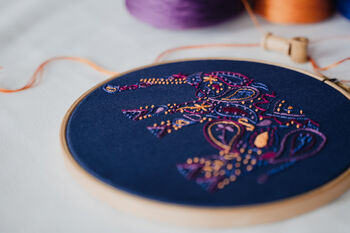 Paisley Elephant Embroidery Kit, 2 of 6