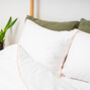 Peach Bamboo Bed Linen Set, thumbnail 1 of 6