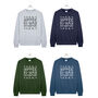 Yippee Ki Yay Men's Christmas Jumper Sweatshirt, thumbnail 5 of 9