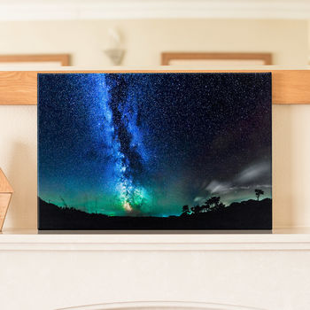 'too many stars to count' milky way canvas print by isle of wight milky ...