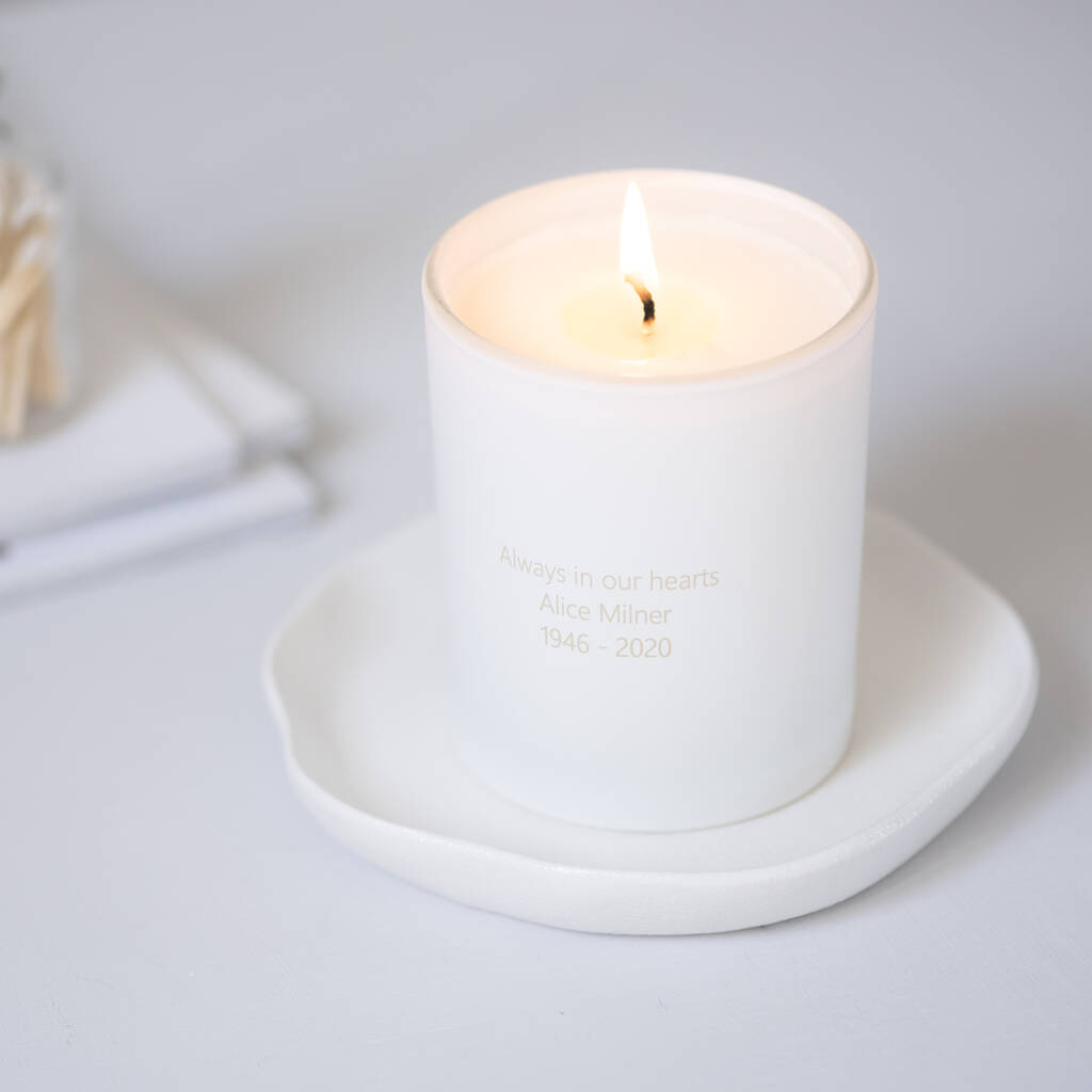 Feather Rememberance Candle By Illumer