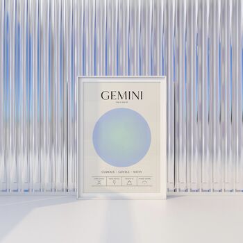Gemini Zodiac Print, 2 of 3