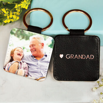 Personalised Grandad Photo Keyring, 3 of 4