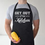 Stylish 'Get Out Of My Kitchen' Apron, thumbnail 4 of 12
