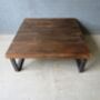 Industrial Style Reclaimed Custom Coffee Table 036, thumbnail 2 of 4