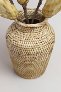 Rattan Hand Woven Vase, 5 of 5