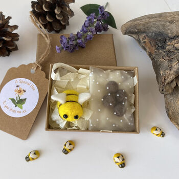 Personalised Mother's Day Bumblebee And Seeds In A Gift Box, 3 of 5