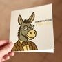 Smart Ass Graduation Card – Funny Congratulations Card, thumbnail 1 of 7