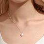 Random Shape Genuine Baroque Pearl Pendant Necklace, thumbnail 3 of 12