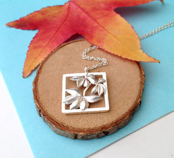 Sterling Silver Autumn Necklace, 2 of 6