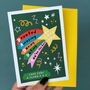 Daddy I/We Love You Shooting Star Card, thumbnail 5 of 6