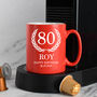 Personalised Birthday Crest Mug For 18th 21st 30th 40th, thumbnail 8 of 8