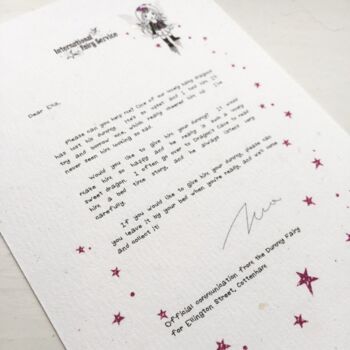 Personalised Letters From The Dummy Fairy, 4 of 9