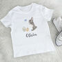 Kids Personalised Easter Bunny T Shirt, thumbnail 1 of 4