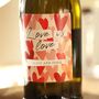 Personalised Love Is Love Prosecco, thumbnail 3 of 3