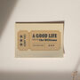 Ticket To A Good Life Personalised Wedding Gift Print, thumbnail 5 of 10