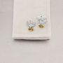 Phoenix Cufflinks In Sterling Silver And 18 Ct Gold, thumbnail 1 of 3