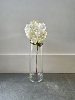Artificial White Peony Stem, 7 of 7