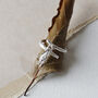 Sterling Silver Leaping Hare Ring, thumbnail 3 of 6
