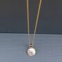 Mother Of Pearl Disc Necklace, thumbnail 4 of 6