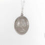 Queen Elizabeth Sixpence Necklace Sterling Silver Chain, thumbnail 3 of 12