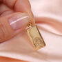 9ct Gold Modern Saint Christopher Pendant, thumbnail 2 of 5