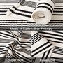 Black And White Stripped Outdoor Rug, thumbnail 7 of 7